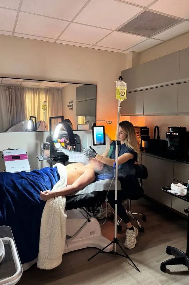 Treatment room at Revive Point Spa in Delray Beach